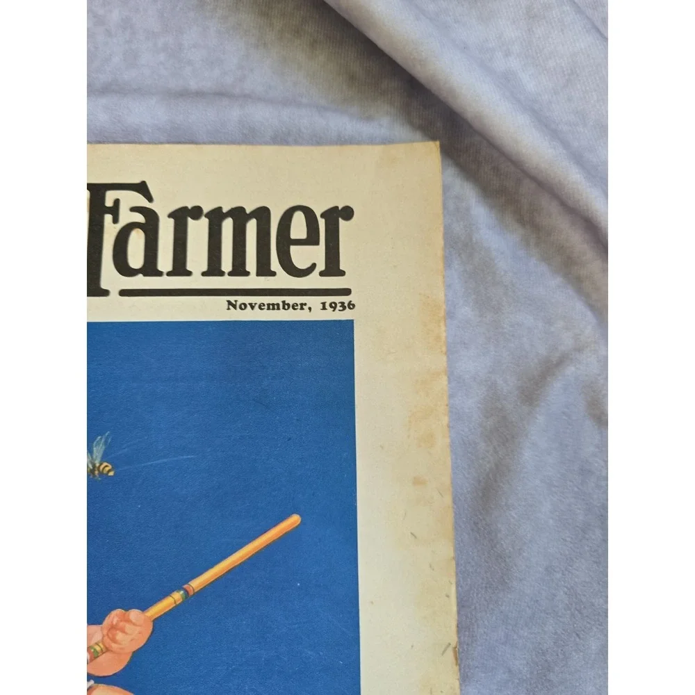 1936 Capper's Farmer Magazine Nov Vol 47 No 11 Clive Vevers Baby Cover